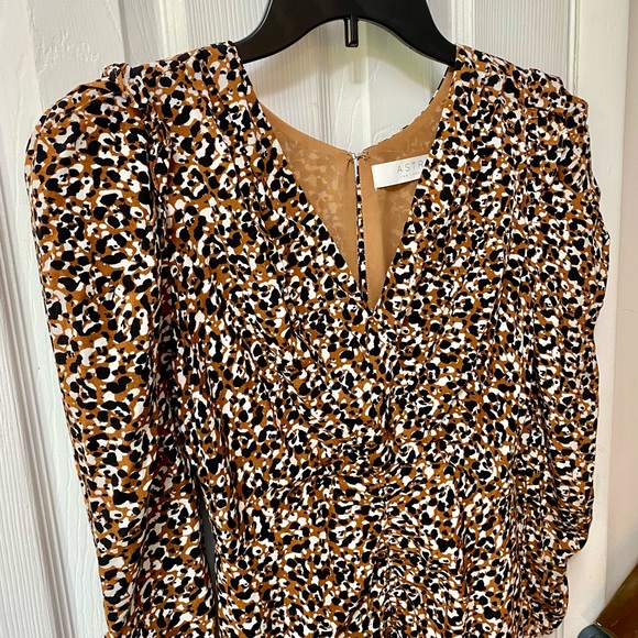 ASTR The Label Maven Animal Print Dress, XS - Picture 3 of 5
